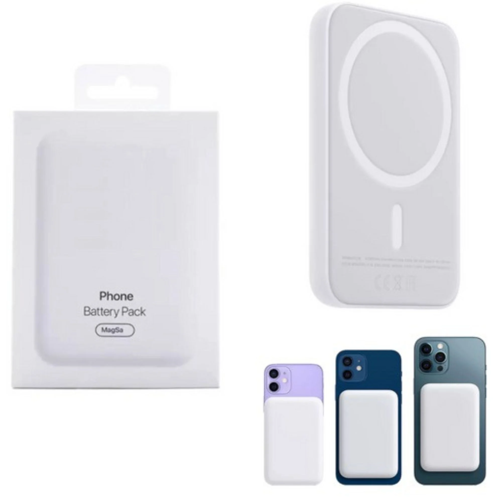 Batería Portátil Powerbank Magnética Para iPhone 10.000mah Battery Pack