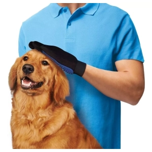 Cepillo Guante True Touch Mascotas Sacapelos Y Masajeador