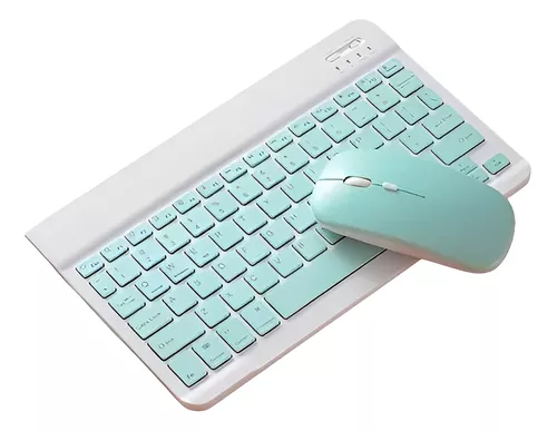 Kit Teclado + Mouse Para Ipad Tablet Celular Pc Bluetooth - Imagen 5
