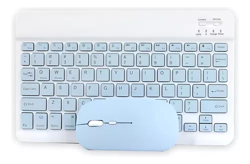 Kit Teclado + Mouse Para Ipad Tablet Celular Pc Bluetooth - Imagen 7