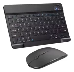 Kit Teclado + Mouse Para Ipad Tablet Celular Pc Bluetooth