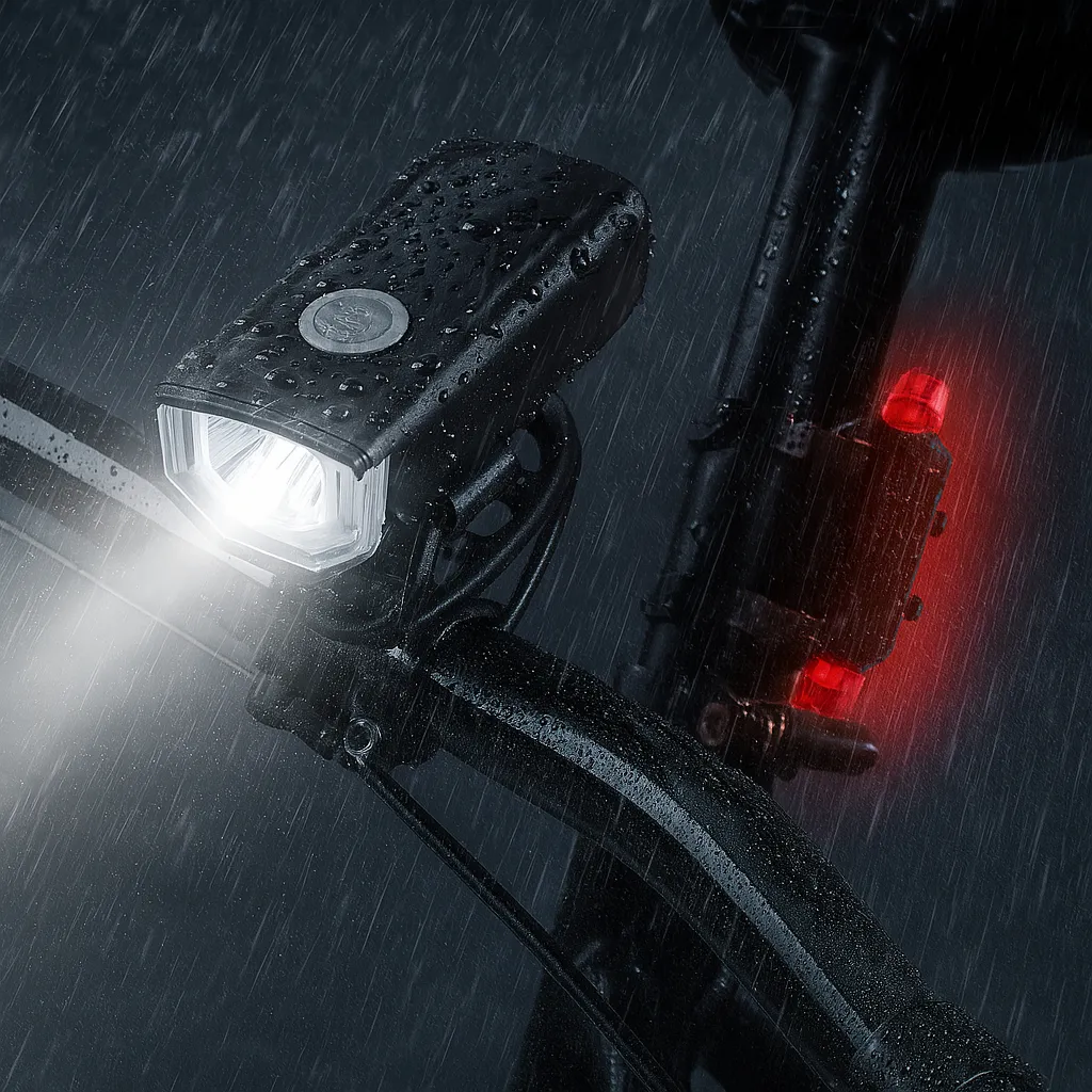 Luz Bicicleta Delantera Y Trasera Recargable Usb Impermeable - Imagen 4