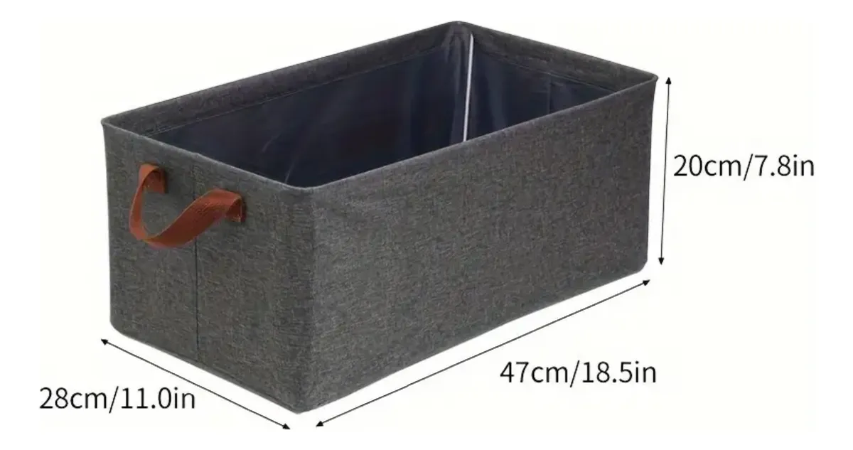 Bolsa Organizador Ropa Caja Plegable Asa Almacenamiento - Imagen 3