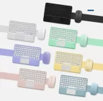 Teclado Bluetooth Touchpad Compatible Con Ipad Android Laptop