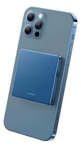 Power Bank Magnético 10.000mah Usb-c Para Iphone Ligero Azul