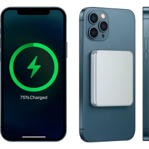 Power Bank Magnético 10.000mah Usb-c Para Iphone Ligero Gris