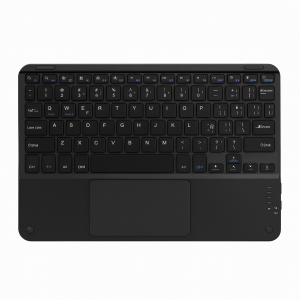 Teclado Bluetooth Universal Touchpad Tablet Ipad Pc Español Negro