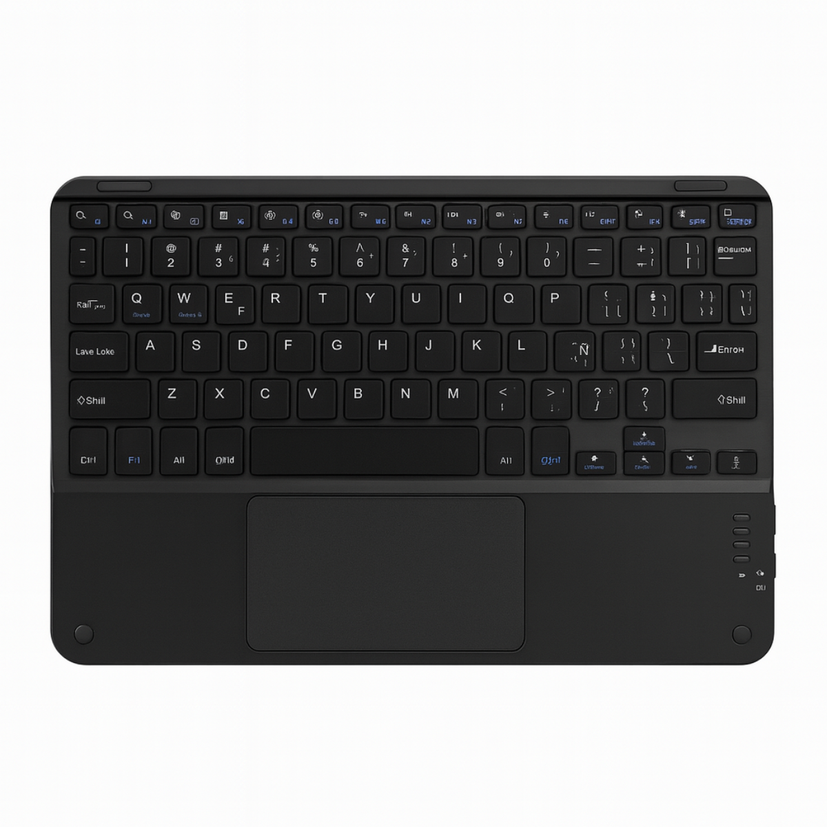 Teclado Bluetooth Universal Touchpad Tablet Ipad Pc Español Negro