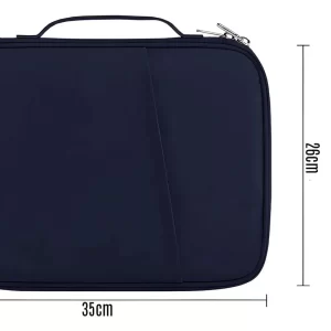 Bolso Estuche Funda Para Ipad Tablet Universal 13 Pulgadas Azul Marino